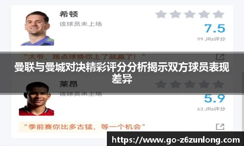 曼联与曼城对决精彩评分分析揭示双方球员表现差异